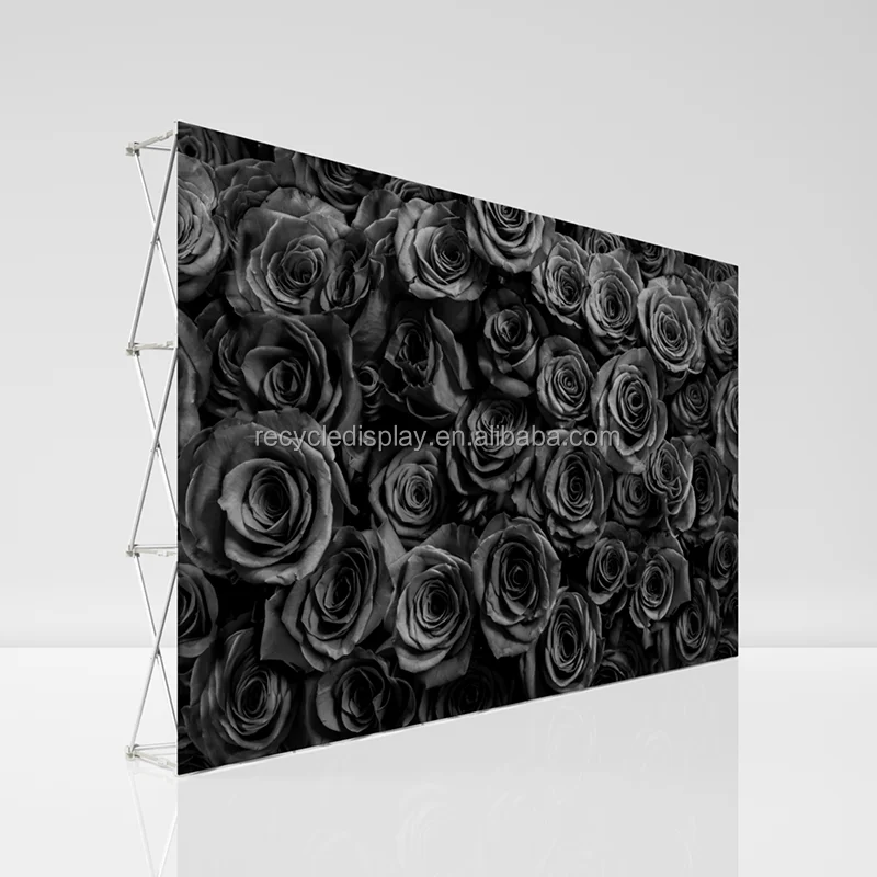 Wholesale Advertising Frame Backdrop Stand Wall System Banner Fabric Pop Up Display