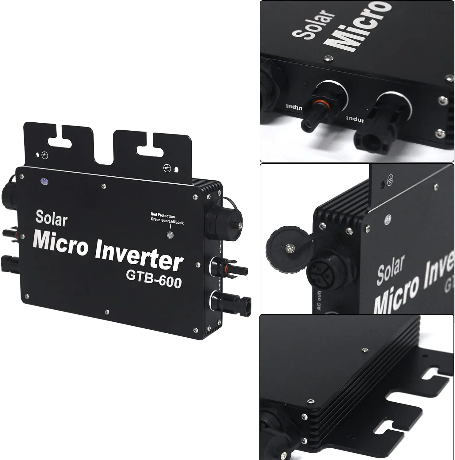 High Efficiency PV MPPT Solar Micro Inverter 300W 350W 400W for Home Use with CE