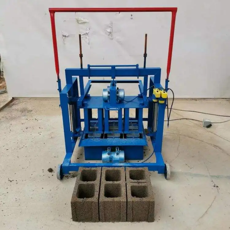 Electric Concrete Hollow Block Making Machine Small Cement Hollow Brick Maker Price