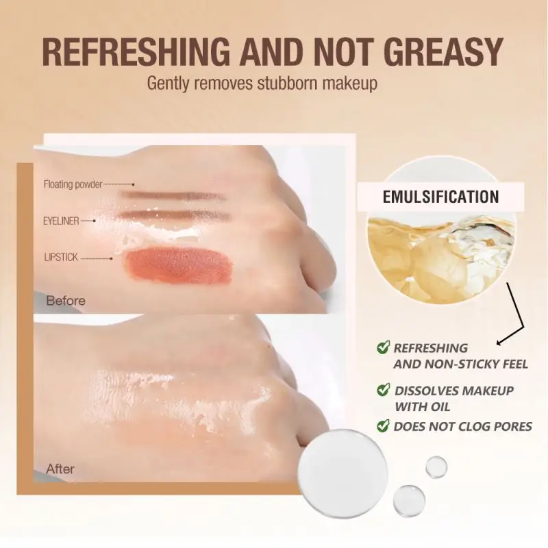 O.TWO.O Customization 2022 Makeup Remove Hot Selling Deep Clean Facial Clean Facial Cleansing Oil for Face Eye Lip