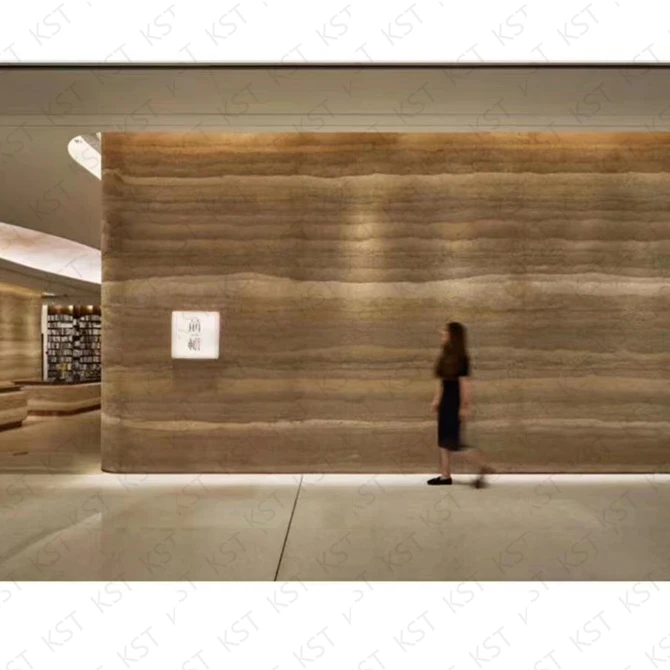 Flexible stone panels exterior wall stone veneer high quality artificial slate 3D stone veneer sheets Rammed earth