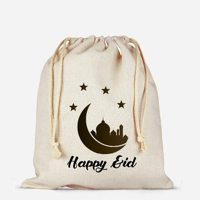 Personalized Decoration Sublimation Eid Mubarak Ramadan Candy Presents Eid Gift bag