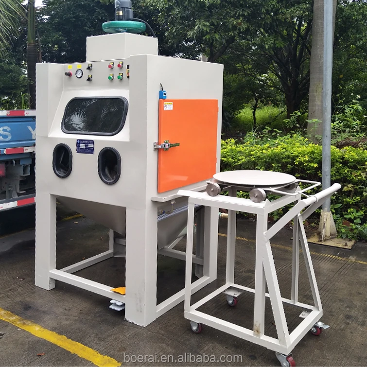 Vapour sandblasting machine ba-1000WT Stainless steel mold cleaning