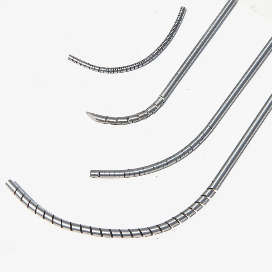 OEM customized aluminum stainless steel high precision spiral lasercut tube