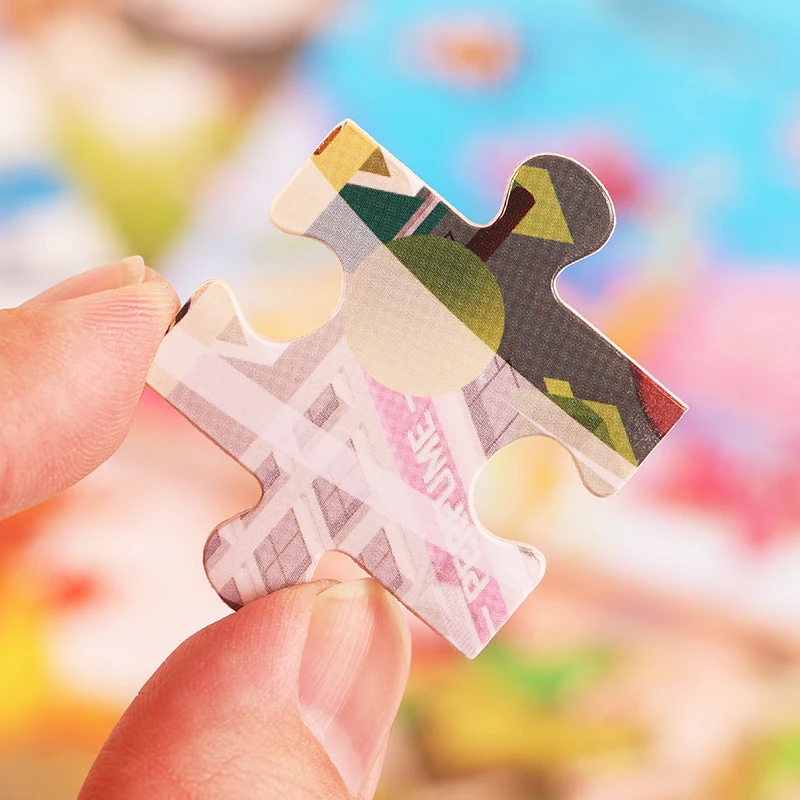 New Arrival Montessori Animal Travel Wooden Jigsaw Puzzle Board 30-Piece Toddler Learning Game Toy Set for Kids Boys and Girls