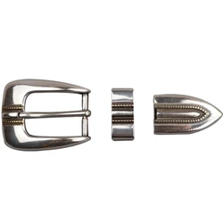 Metal Cowboy Belt Buckle 1 inch Americanbelt buckle western set Style Belt Buckle Set
