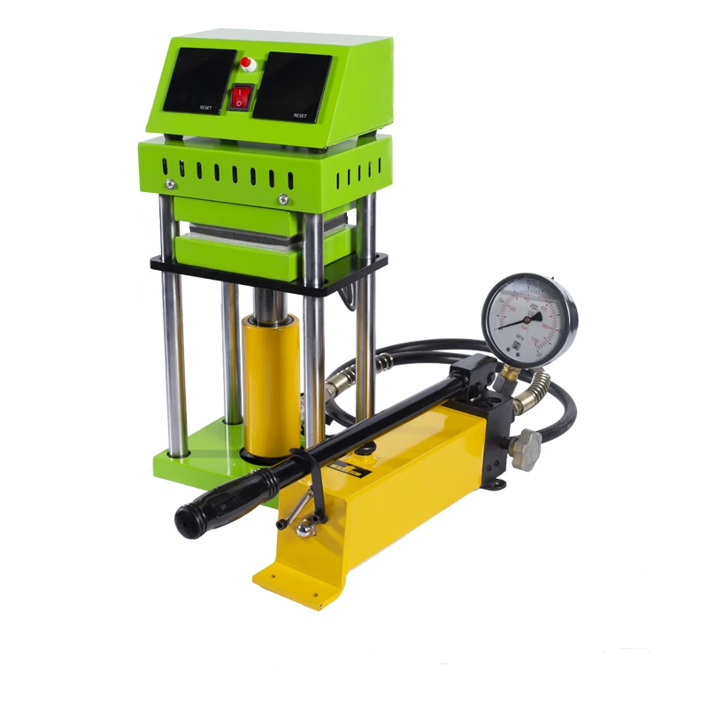 20Ton High Pressure Jack Hydraulic Tech Oil Press Machine Extract fluid Plant and Flower Oil Dual Plate 12x12 Heat Press Machine