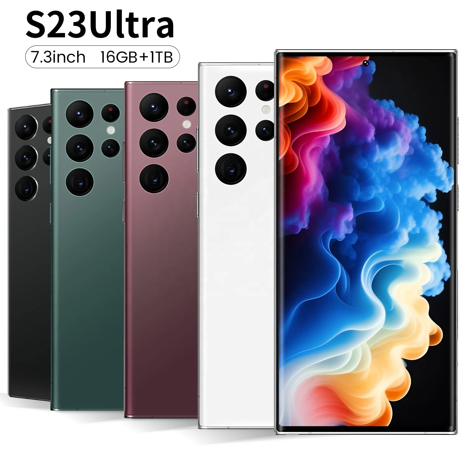 Новый оригинальный смартфон S23 Ultra 5G 16GB 1TB Snapdragon 8 10 core со стилусом 7 3 дюйма большой экран Android 13 мобильный телефон