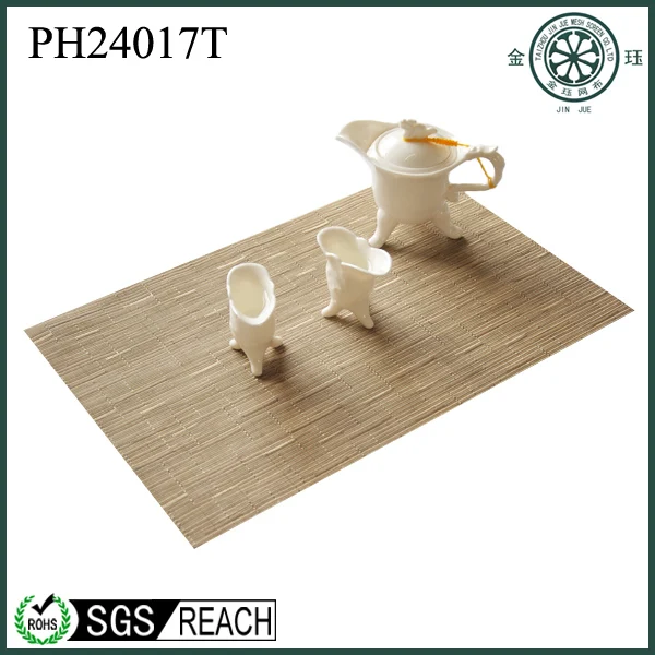 PVC woven vinyl placemat recycled pvc placemat christmas paper placemats