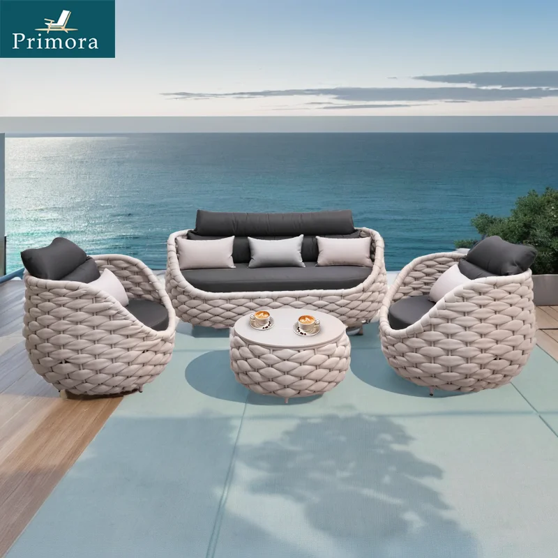 Outdoor Furniture Teak Wood Garden Set Plastic Resin Chair Gazebo Foshan Manufacturer Waterproof Luxury Outdoor Furniture