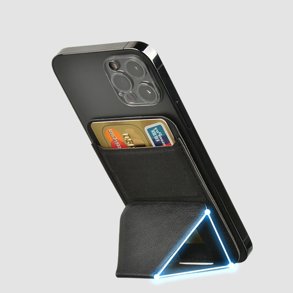 TENCHEN Hot Sale Magnetic Credit Card Holder And Stand For IPhone