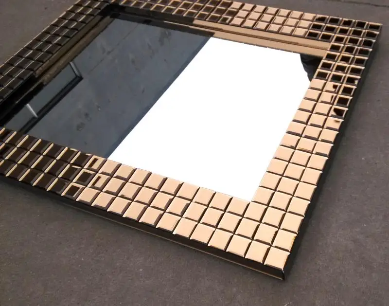 lot convex block mosaic tile glass pieces silver mirror KTV mirror