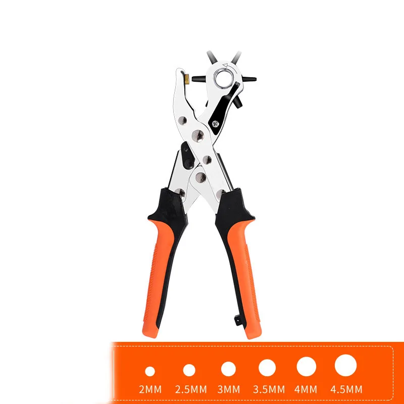 Heavy Duty Rotary small leather hole puncher punch leather Leather perforator