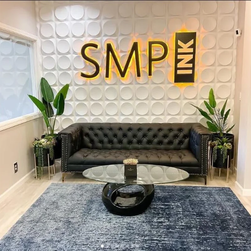 Business Logo Led Advertising Letters Sign Custom 3D Led Letters Business Metal Acrylic Store Front Sign LED Backlit Letters