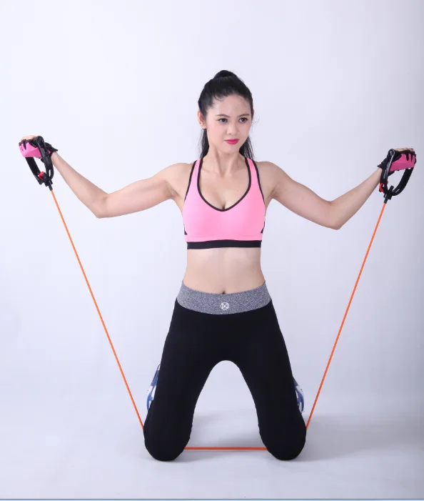 Low Price Gym Exercise Slimming Adjustable Handle Tubes Soft Expander Exercise Tube