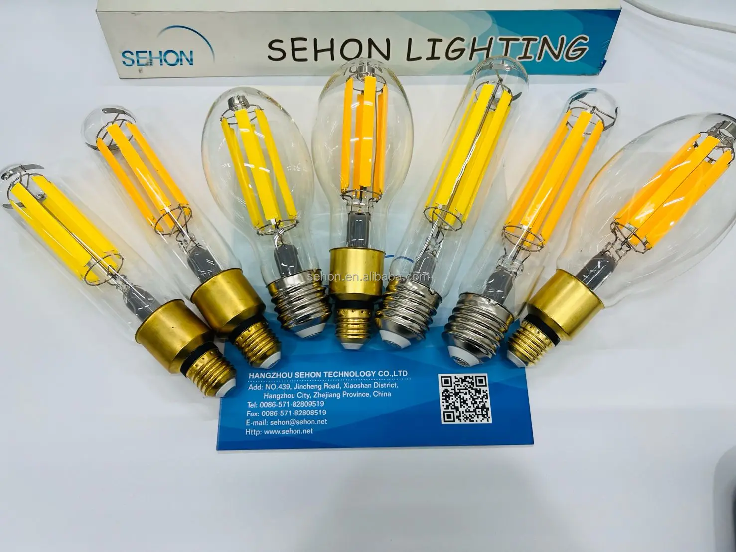 US ED23 ED28 ED37 170lm per watt filament led garden street lights CRI 80 20W 30W 40W 50W large power street light