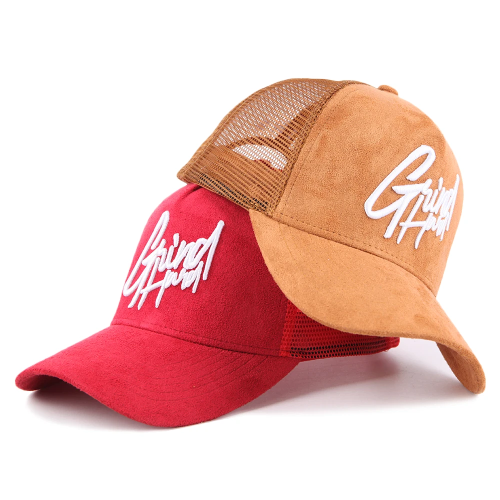 Wholesale Custom Design Your Own 3D Embroidery Logo High Quality 5 Panel Gorras Mesh Trucker Caps Hats