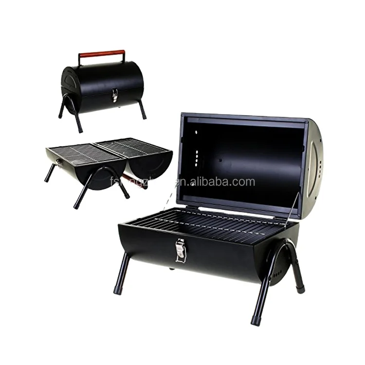 wholesale hot sell outdoor barrel foldable bbq grill with cheap price