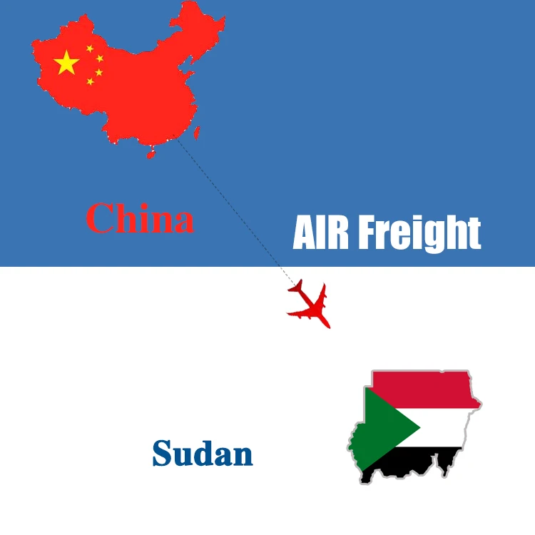 Safe and fast for Hong Kong Air Freight door to door service to Sudan(KRT) airport from China freight forwarder