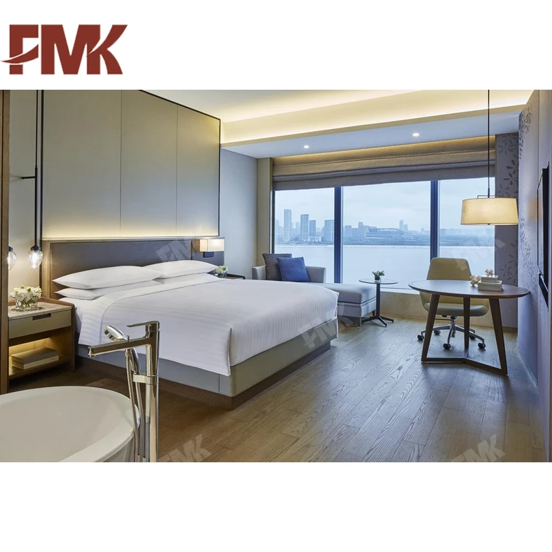 
2021 Latest Hotel Bedroom Furniture Set Modern Luxury Hotel Furniture For Customization 