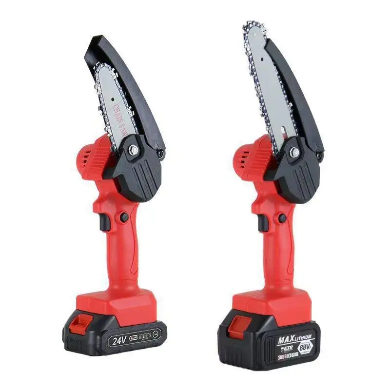 Small household portable pruning handheld wireless 4 Inch mini Lithium saw chainsaw