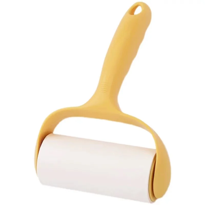 Portable Plastic Lint Rollers for Pet Cat Dog Hair Removal Manual Hair Brush for Furniture Sofa Bed Carpet Clothes Kitchen Use