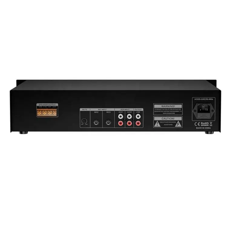 OEM Accuracy Professional Audio Latest Design Digital Echo 240 Watt Sound Audio Mixer Amplifier