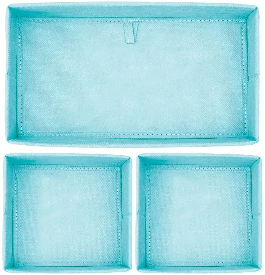 Closet Organizer Bin Soft Fabric Dresser Drawer Underwear Storage Drawer Divider Storage Organizers