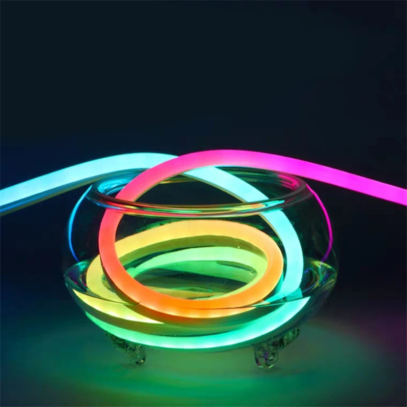 Mini neon flex Waterproof Silicone Tube Small LED Neon Light Custom Strip neon flex 360 For Wall Hanging