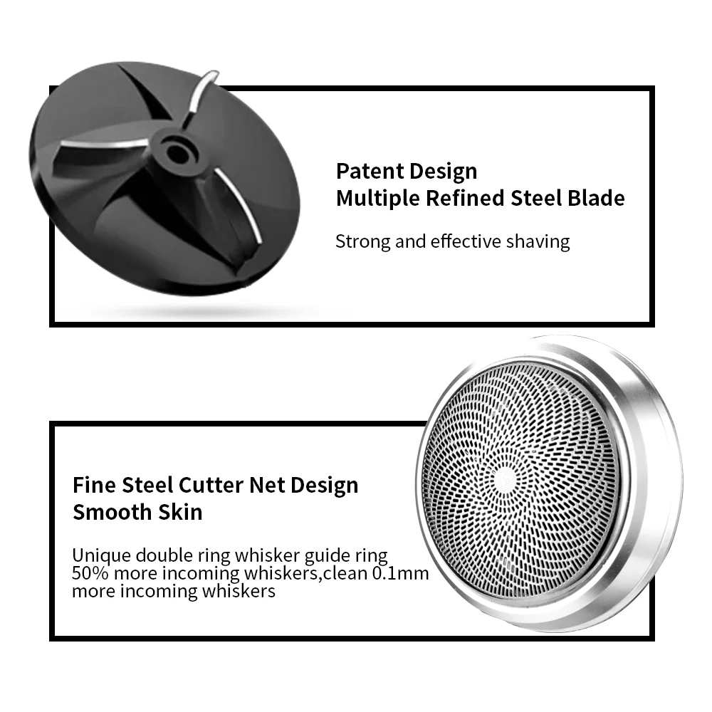 Mini Electric Travel Shaver for Men Pocket Size Washable Rechargeable Portable Painless Cordless Trimmer Face Beard Razor Male