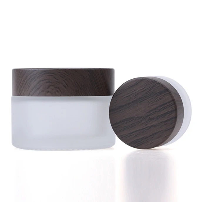 Luxury 100 ml/220 ml/380 ml unique hexagonal glass honey bottle jar suppliers with wooden lid used for honey pudding jam