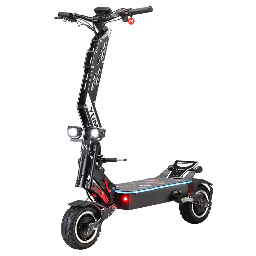 YUME  thumb throttles 72v 7000w big power foldable electric scooters 40ah lithium battery electric motorcycles