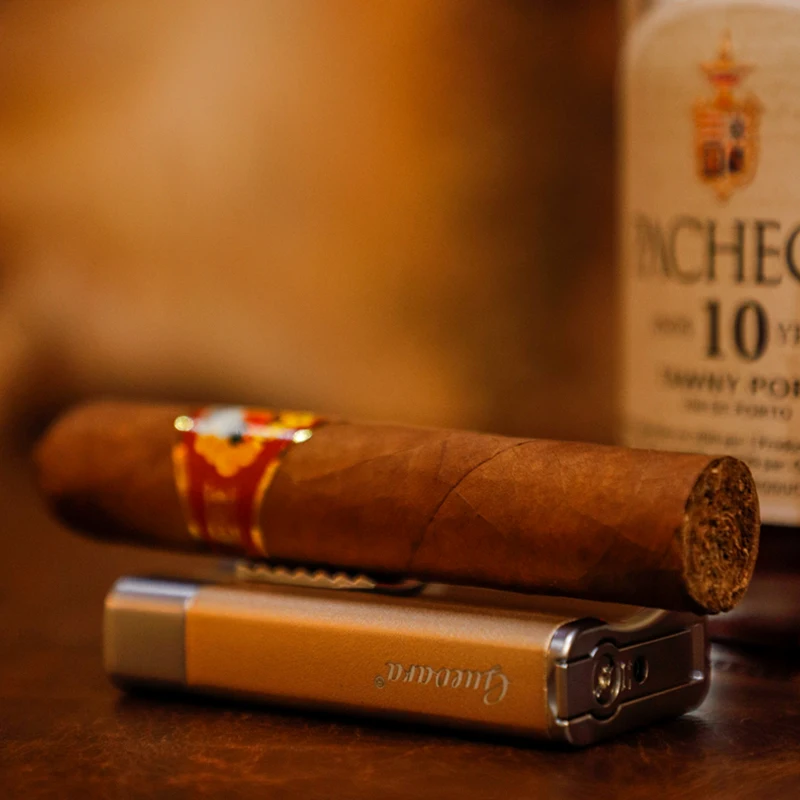 Custom logo one jet flame Refillable lighter with puncher Aluminum-magnesium Premium lighter