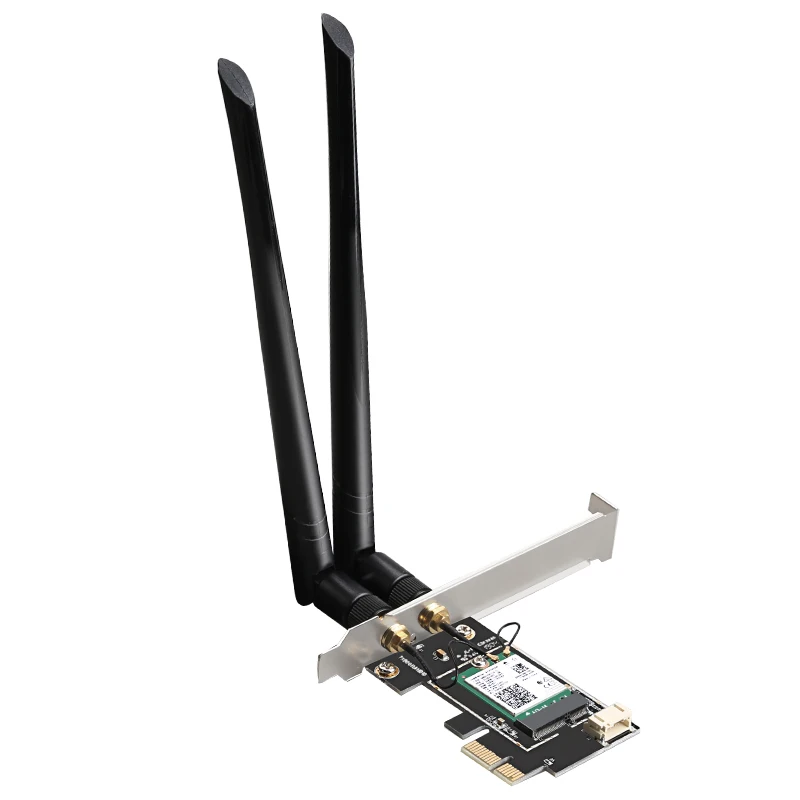 Сетевая карта Wi-Fi PCIe с адаптером Intel AX200 3000