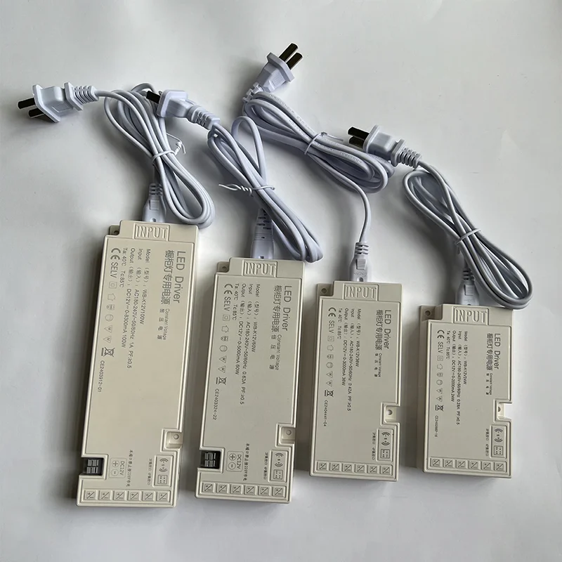 LED cabinet lamp power supply 12v12W15W36W60W72W100W LED driver motion sensor control.