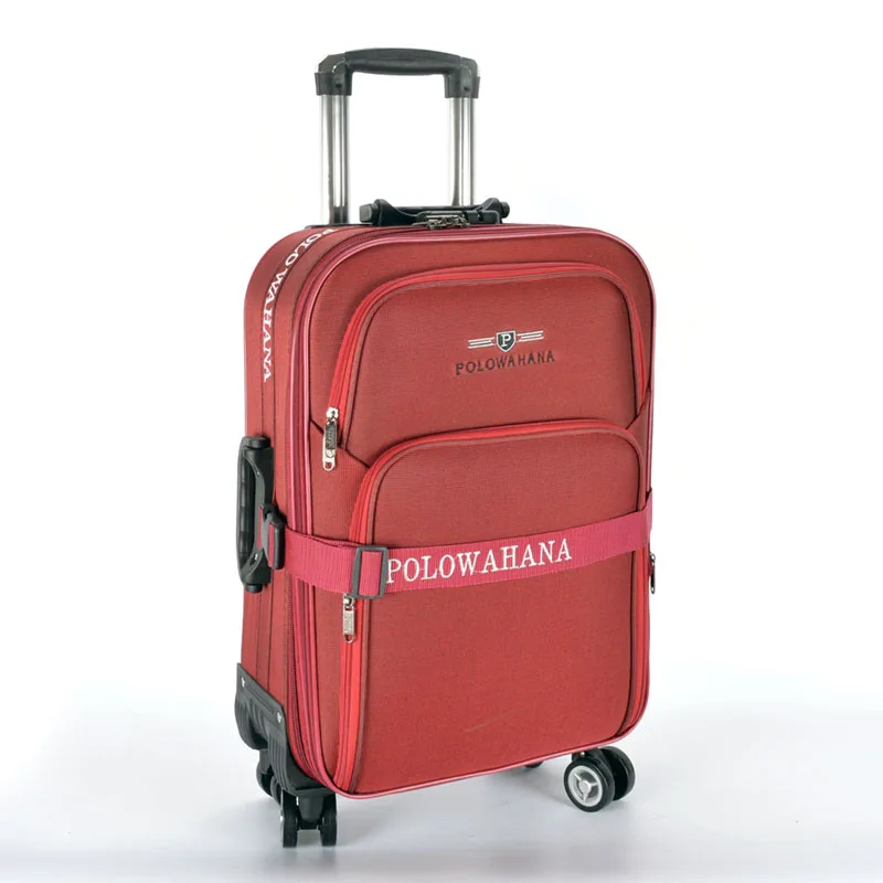 Hot selling 4pcs set 20 24 28 32 inch trolley suitcase sets with Anti-theft zipper luggage soft nylon luggage