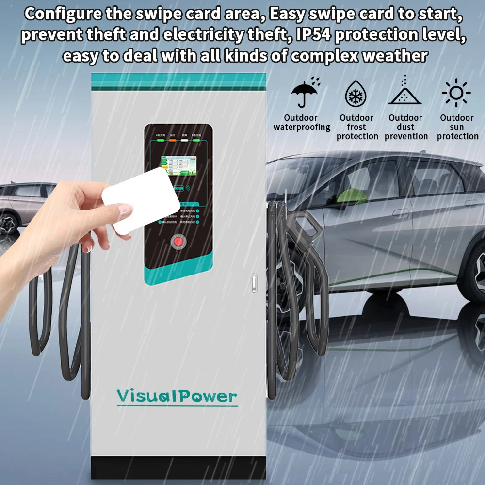 60KW 80KW 120KW 160KW  EV Charging Station Type1 Type2 GB T (GB/T) Standing pile type EV AC Charger for bus or Commercial Use