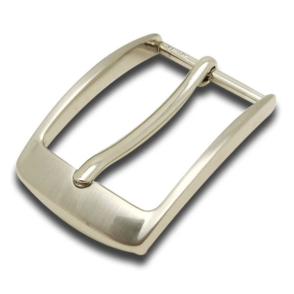 Wholesale Western Style 30mm Nickel Brush Electroplated Zinc Alloy Pin Belt Buckle Blank Man Belt Accessories