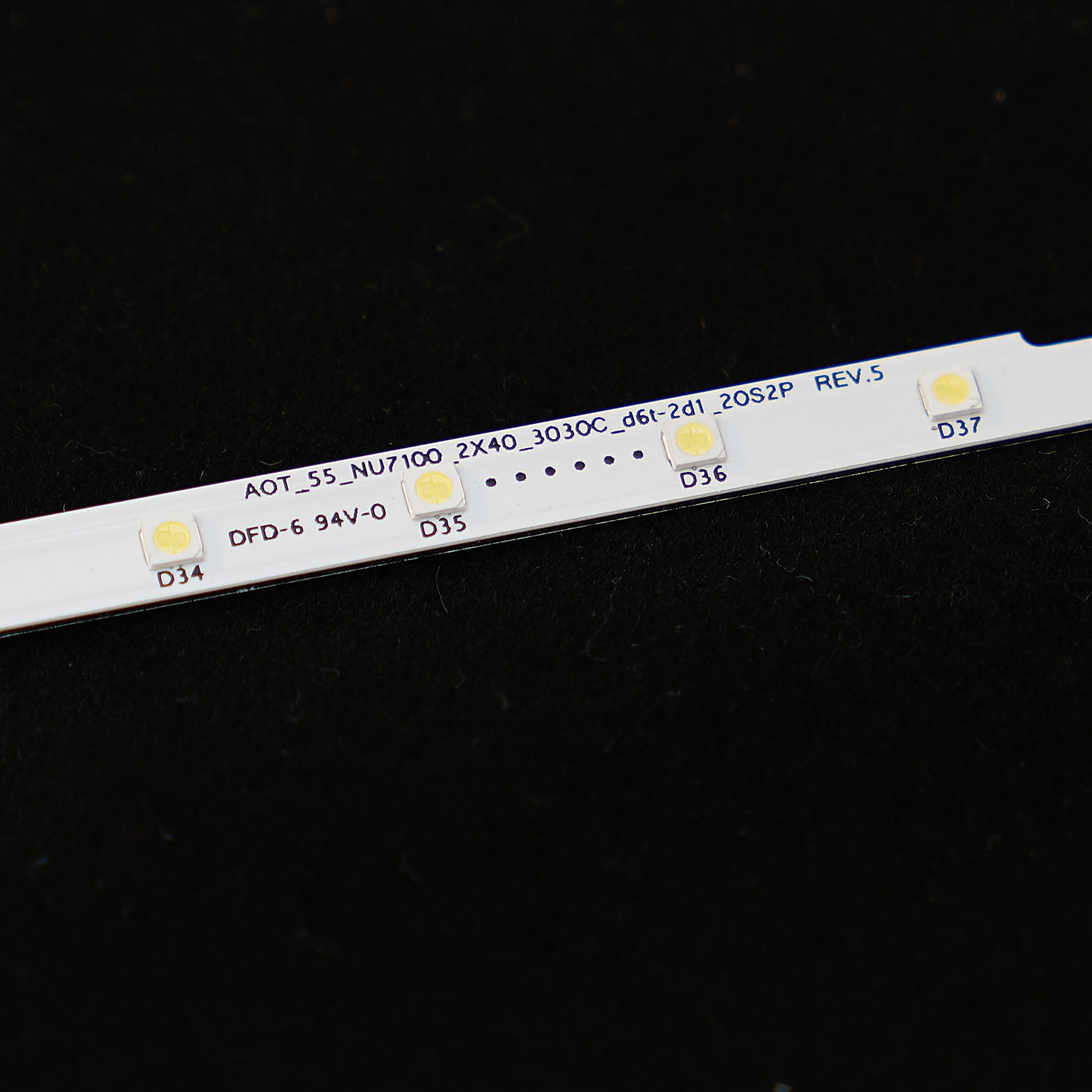 LED TV Light Backlight for AOT_55_NU7300_NU7100_2X40_3030C_D6T-2D1_20S2P REV.5 BN96-45913A BN96-46033A 55NU7100 55N