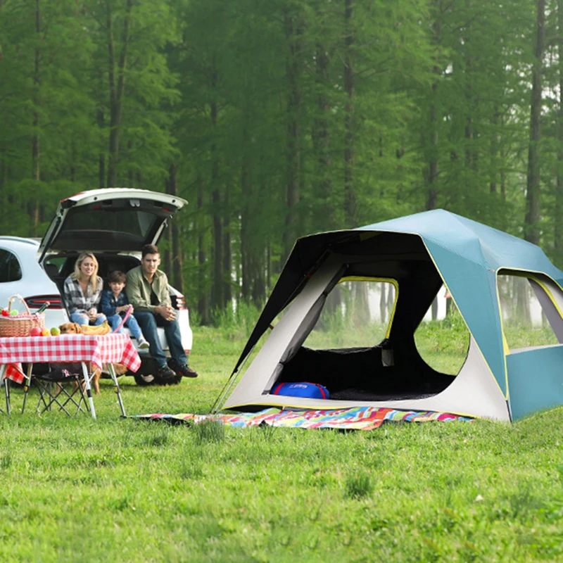 Hot selling professional outdoor camping waterproof automatic retractable tent with custom logo