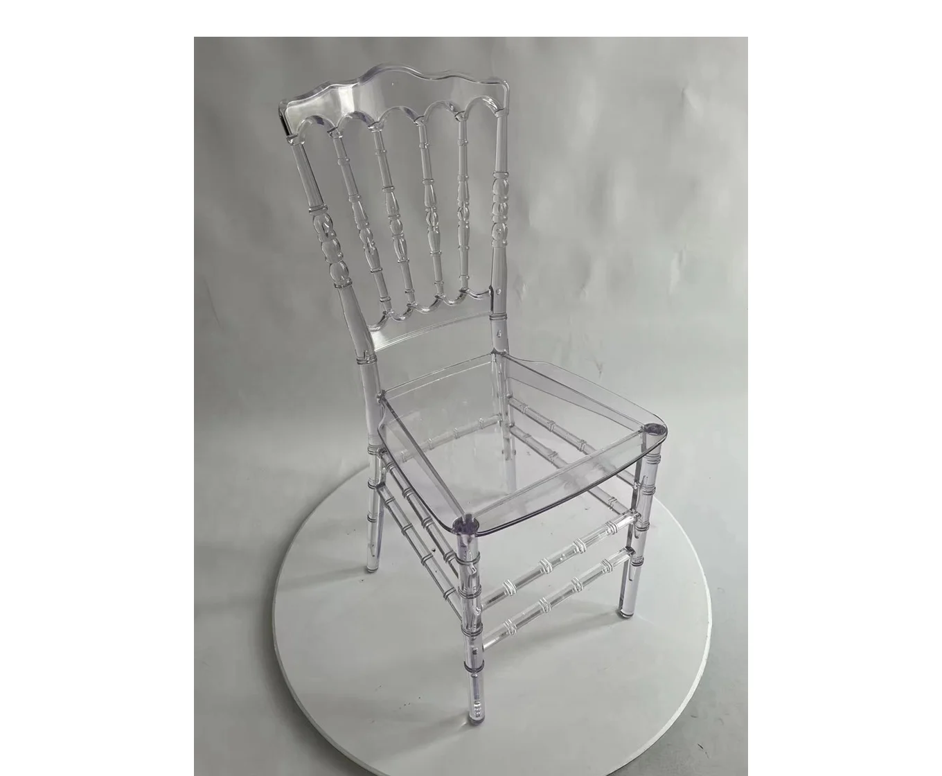 Wholesale Hotel Stackable Transparent Clear Chavari Tiffany Acrylic Chairs For Weddings And Banquet