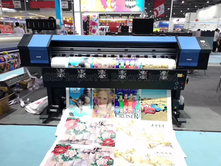 Широкоформатный принтер Guangzhou 6ft/1 8 m 10ft с головкой XP600 DX5 DX11 экосольвентный брезентовый