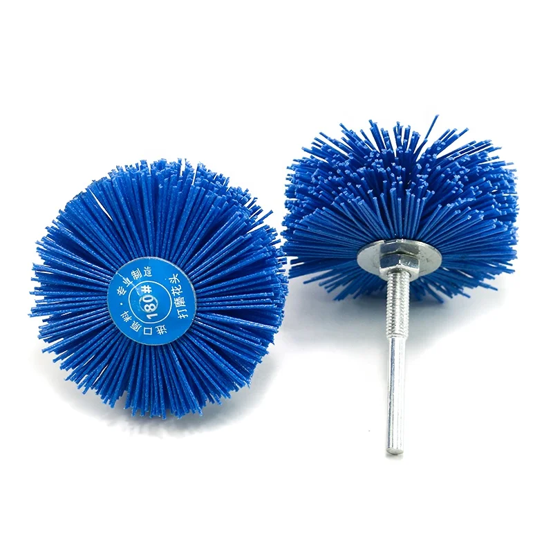  Мягкая нейлоновая абразивная вращающаяся щетка для очистки и полировки поверхности из карбида кремния древесины