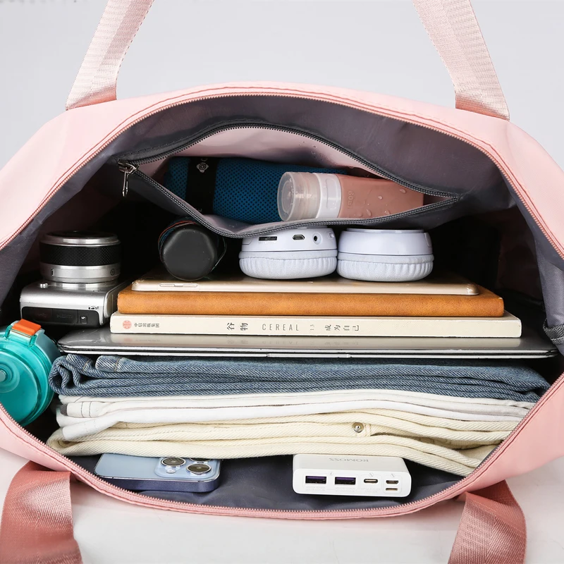 Outdoor wet and dry waterproof portable travel bag Fitness durable folding duffel bag