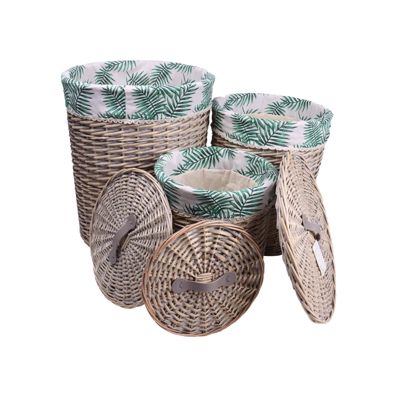 Cheap Wicker Laundry Storage Baskets With Handles Export To Vietnam
