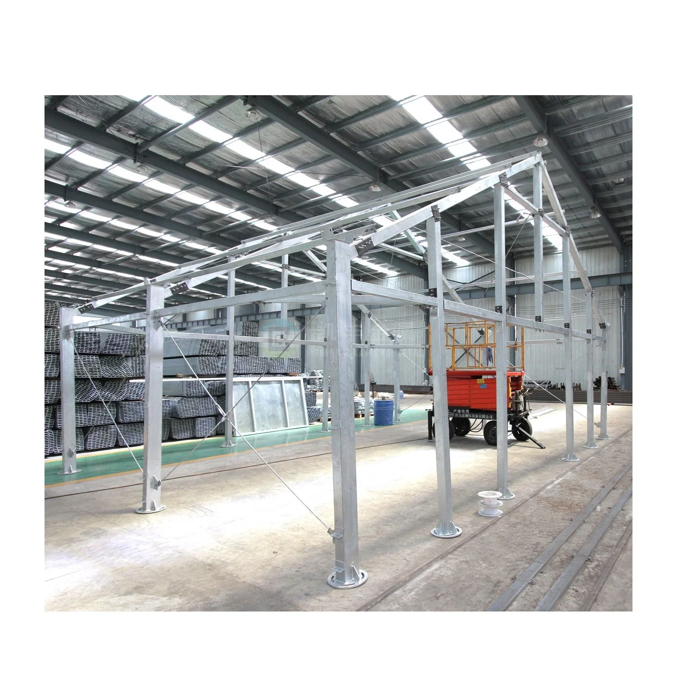 Construction Materials Carbon Truss Welded Truss and Steel Frame l for Warehouse Prefabricated building Steel structure