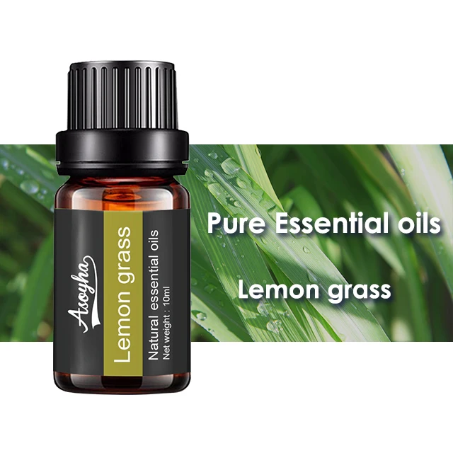 certified plant therapy grade private label 100% pure lemongrass herbal soothing essential oil for car purifier diffuser