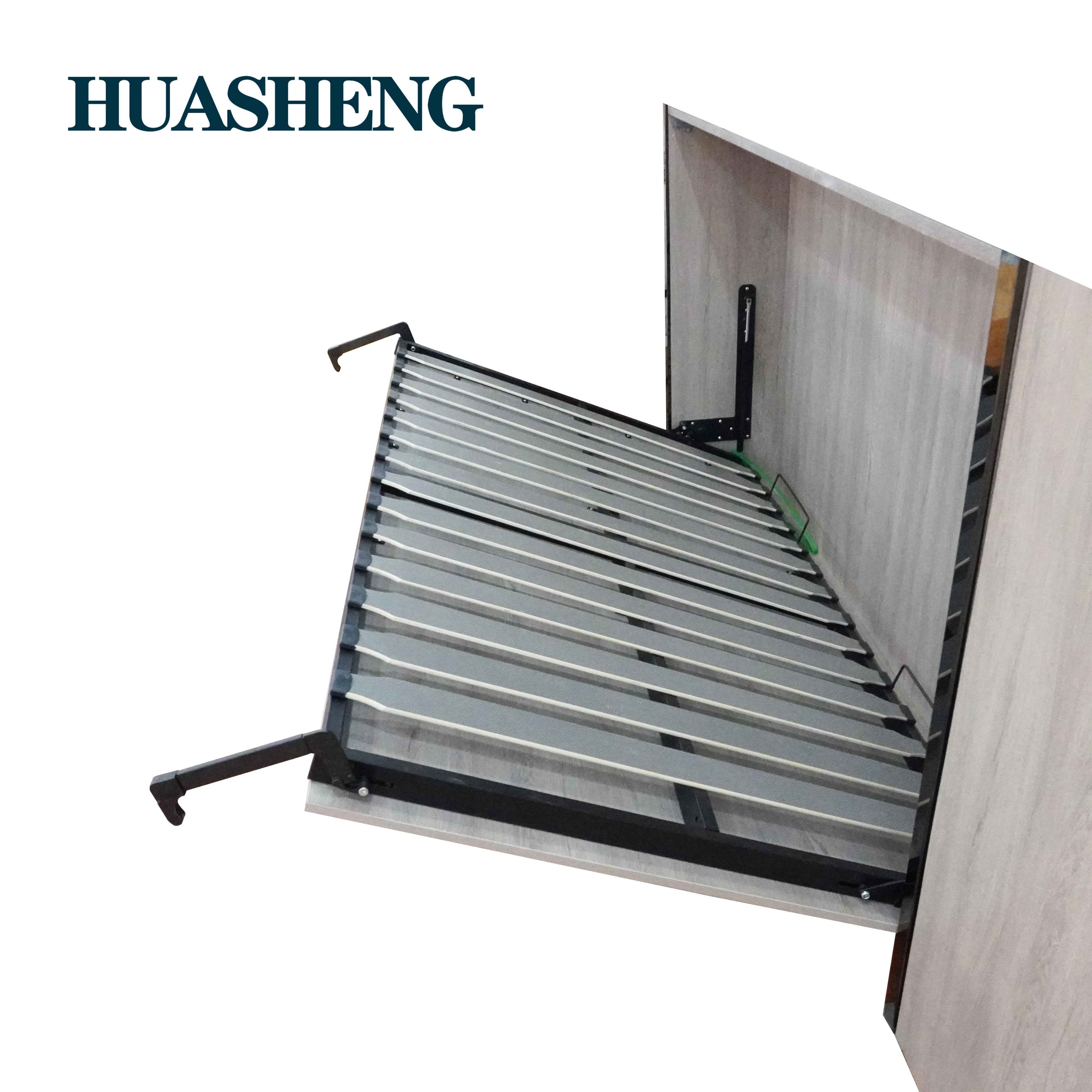 Knock-down structure horizontal folding murphy wall bed mechanism hardware