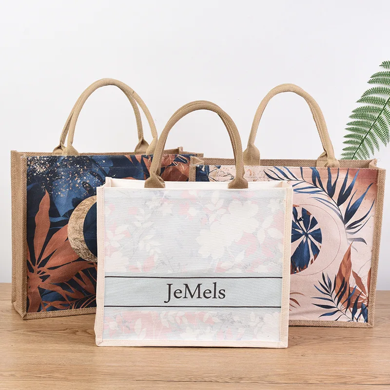 Burlap Jute bag for Teacher Mother Bridesmaid Wedding DIY Decoration