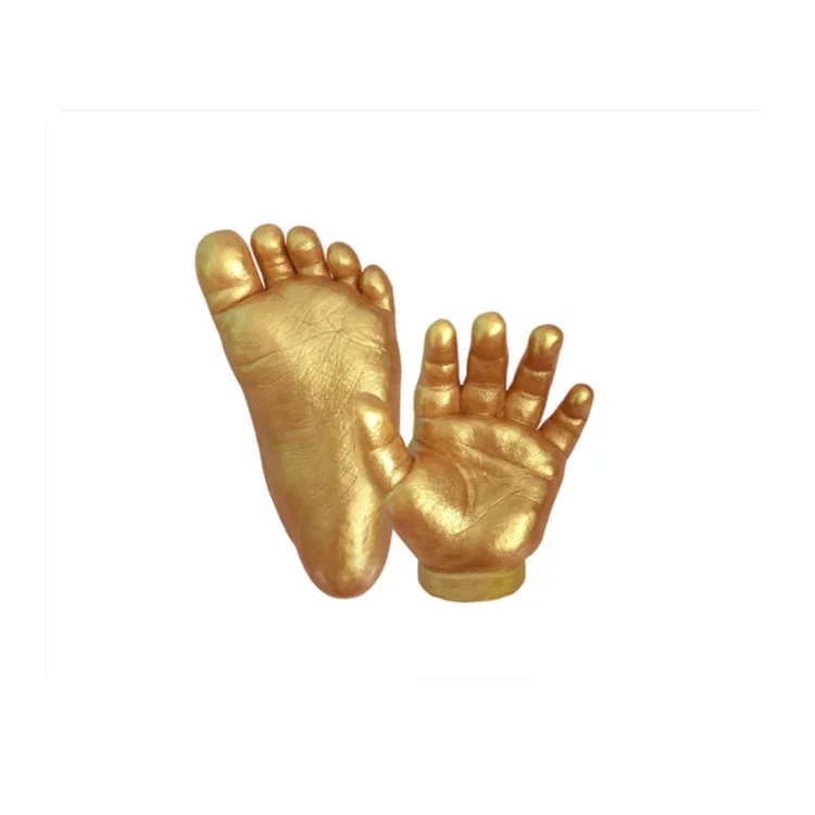 Handprint footprint baby 3d hand foot casting kit